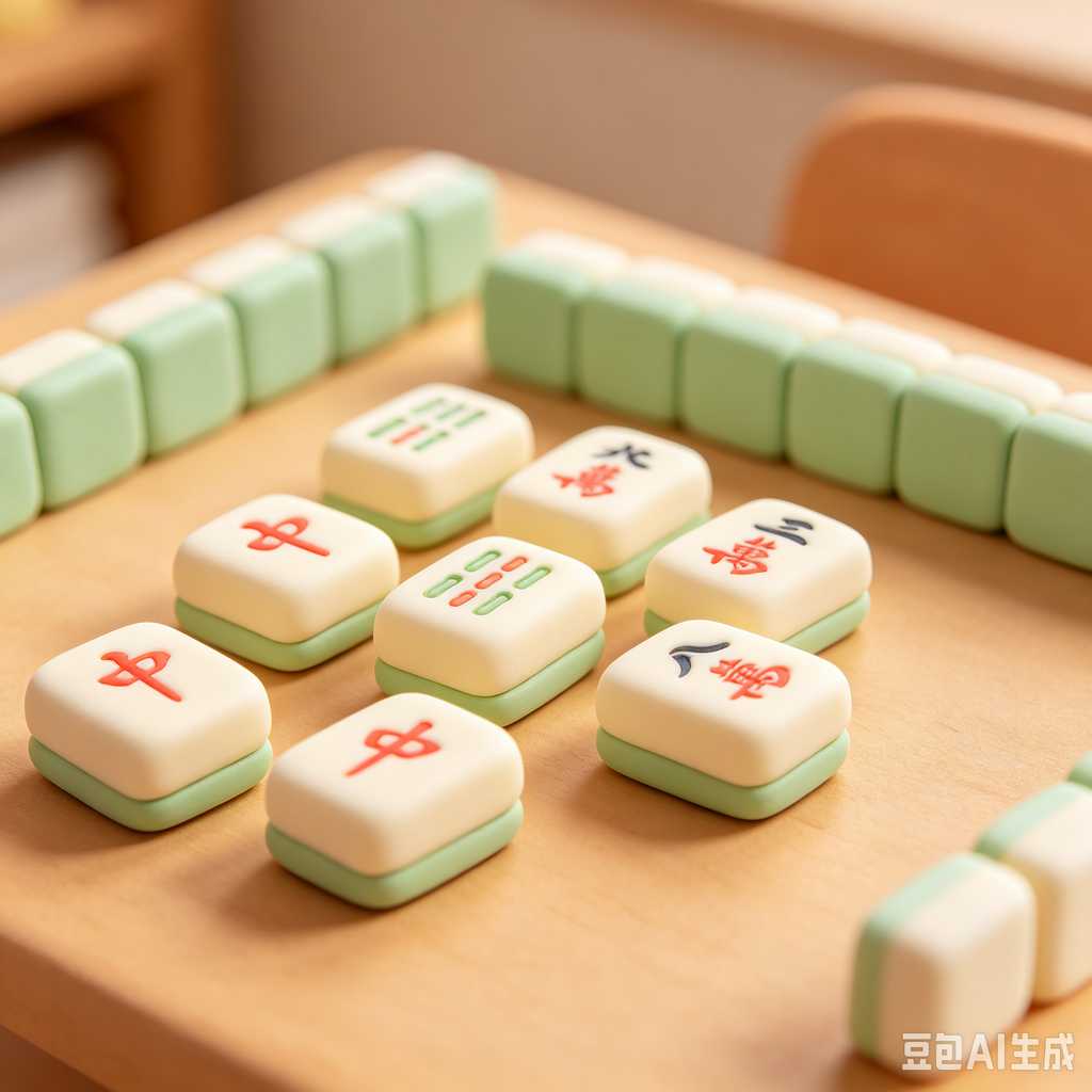 custom pattern mahjong tiles