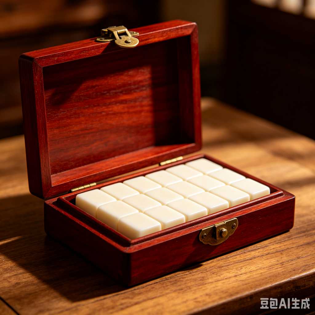 smooth print surface mahjong tiles