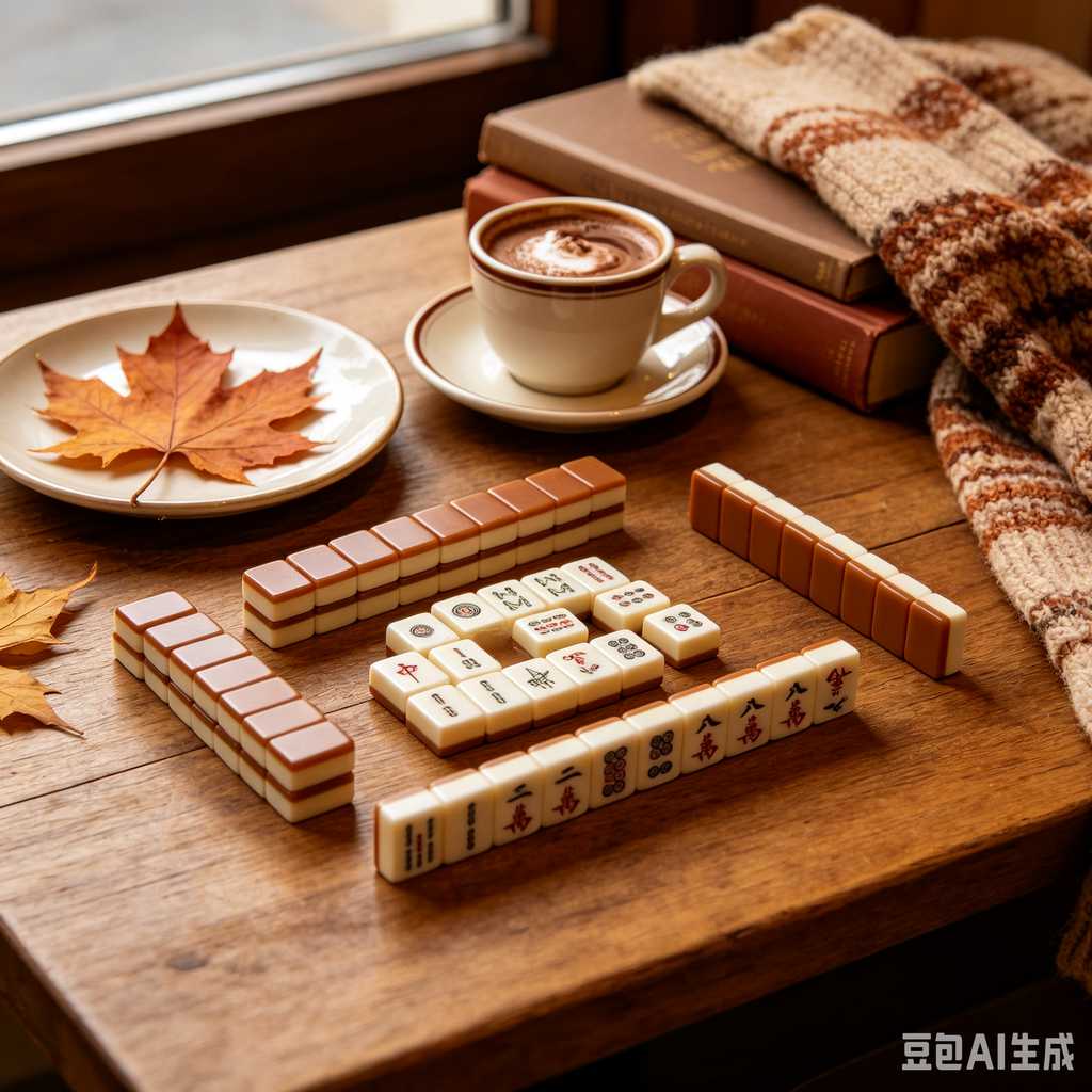 colorful mini mahjong tiles