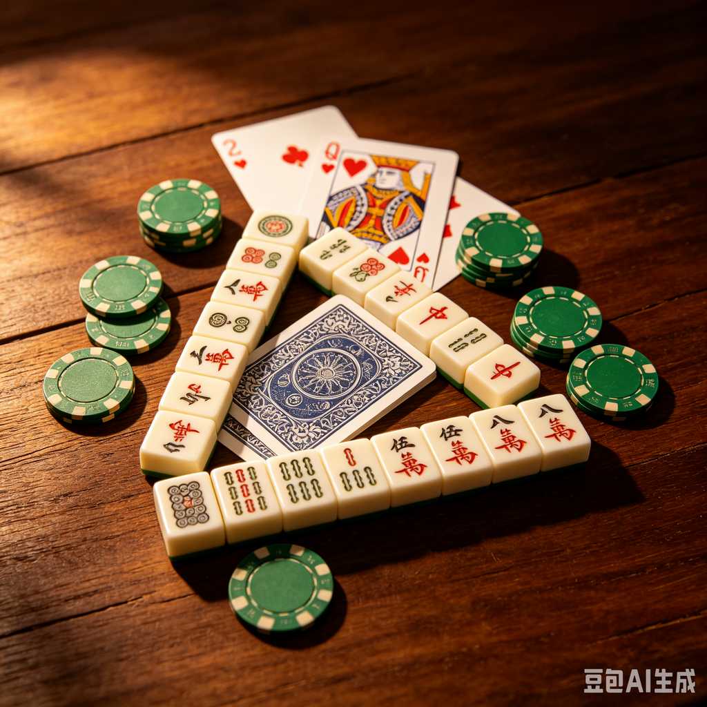 glossy mahjong tiles